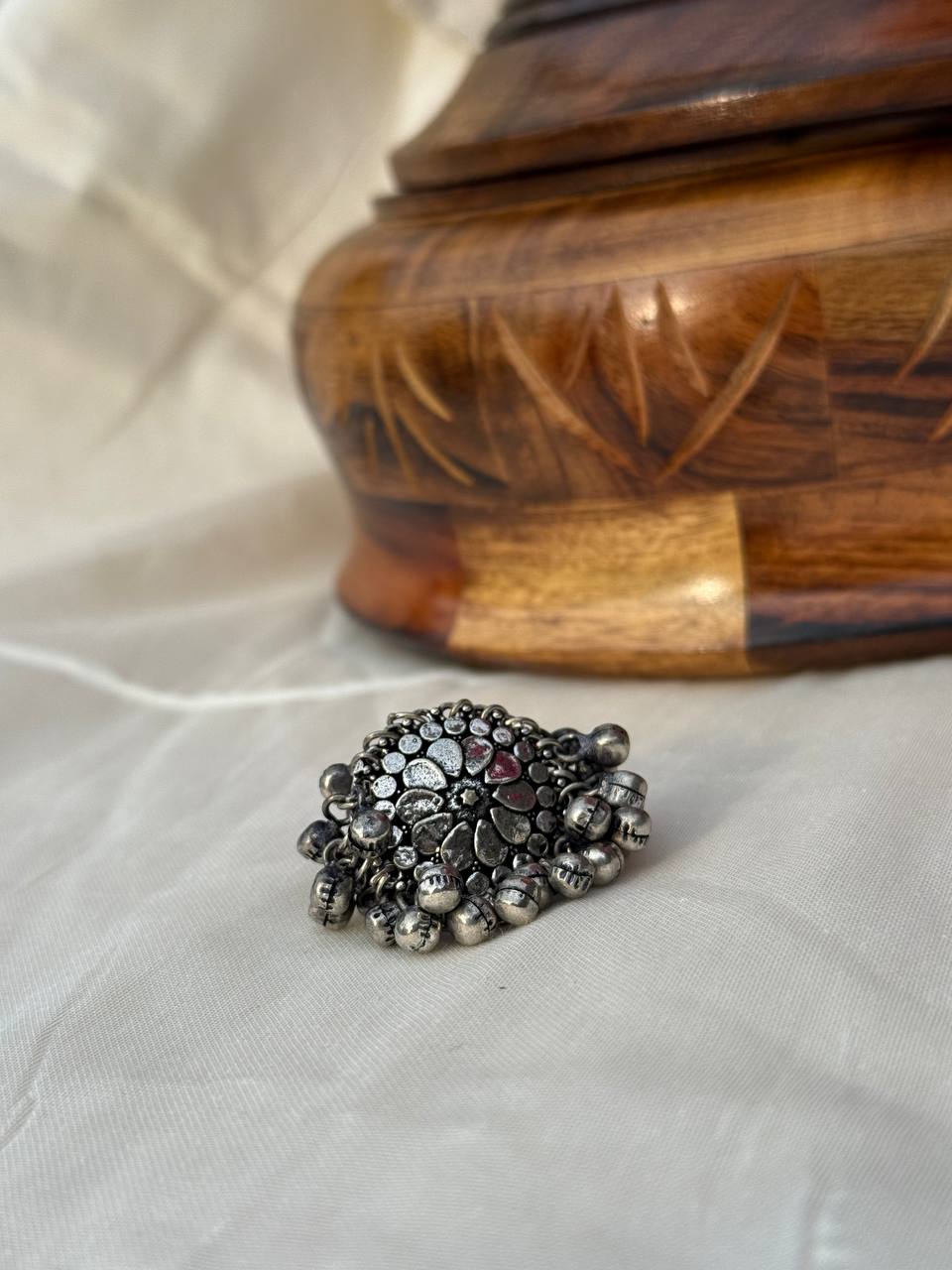 Ghungroo Mandala Ring For Women