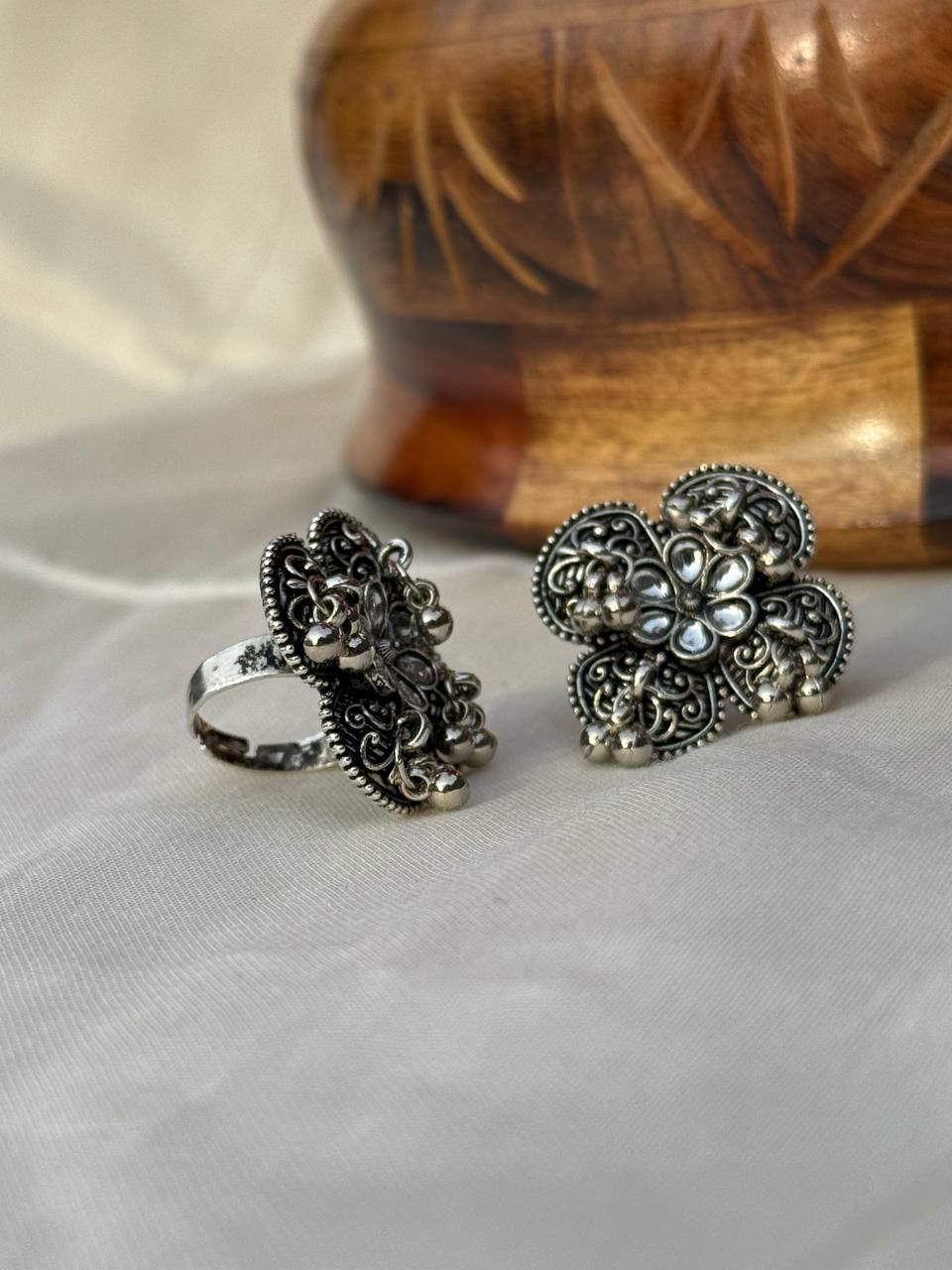 Phoolkali Ghungroo Ring For Women