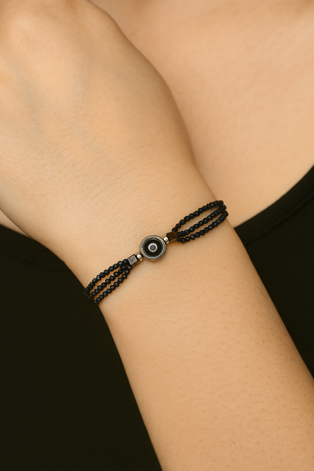 Evil Eye Blue Beads Bracelet For Women