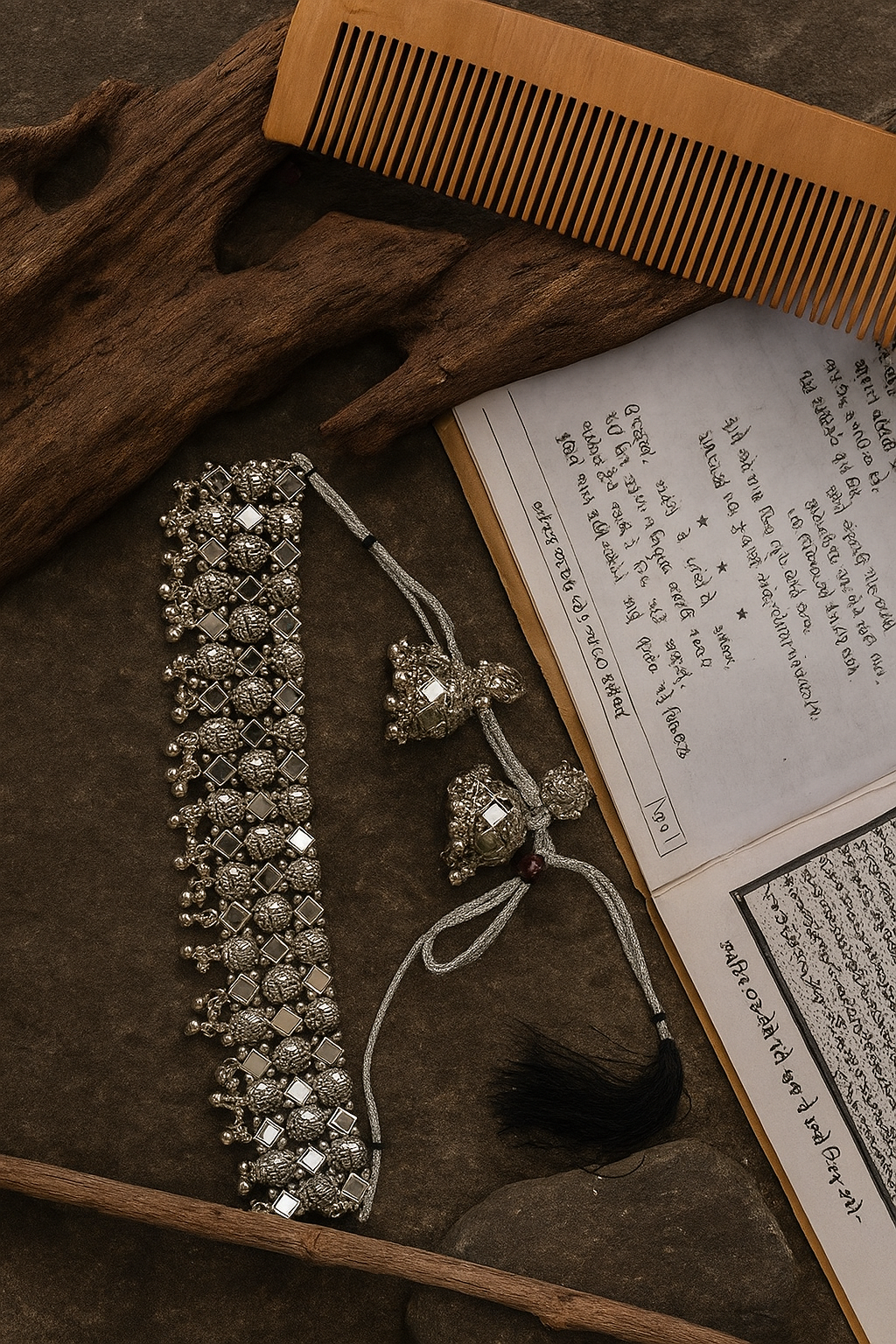 Chand Jhilmil Choker Set For Women