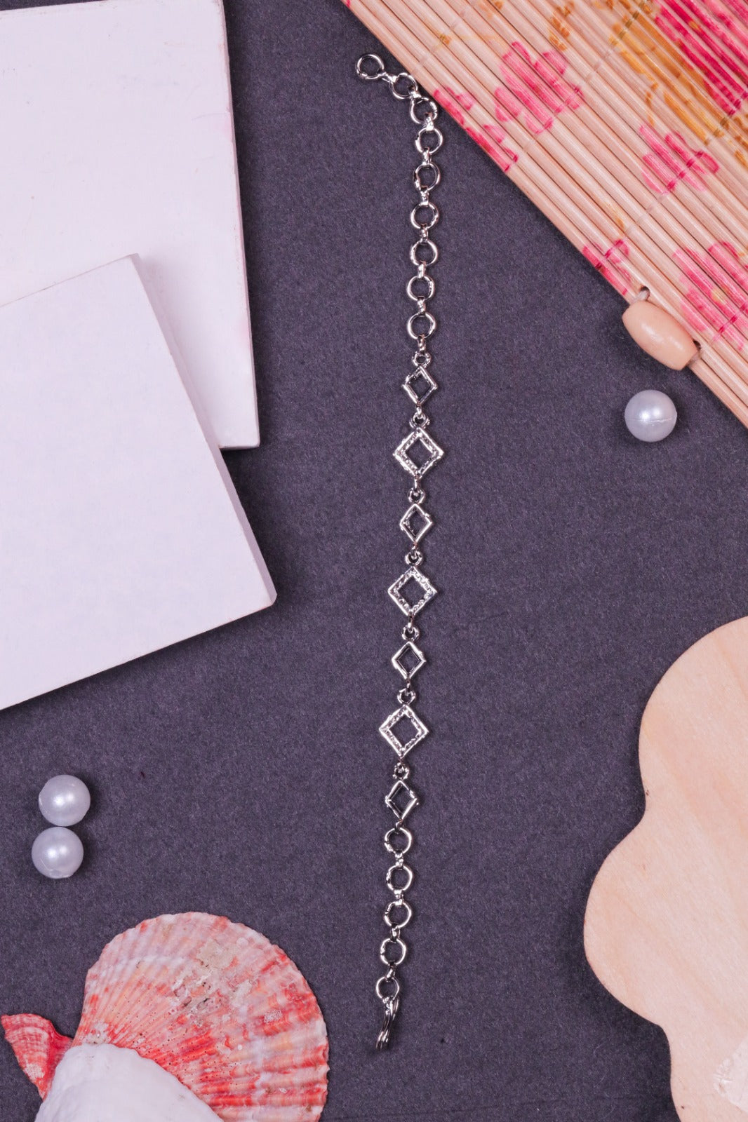 Open Square Shine Bracelet For Women