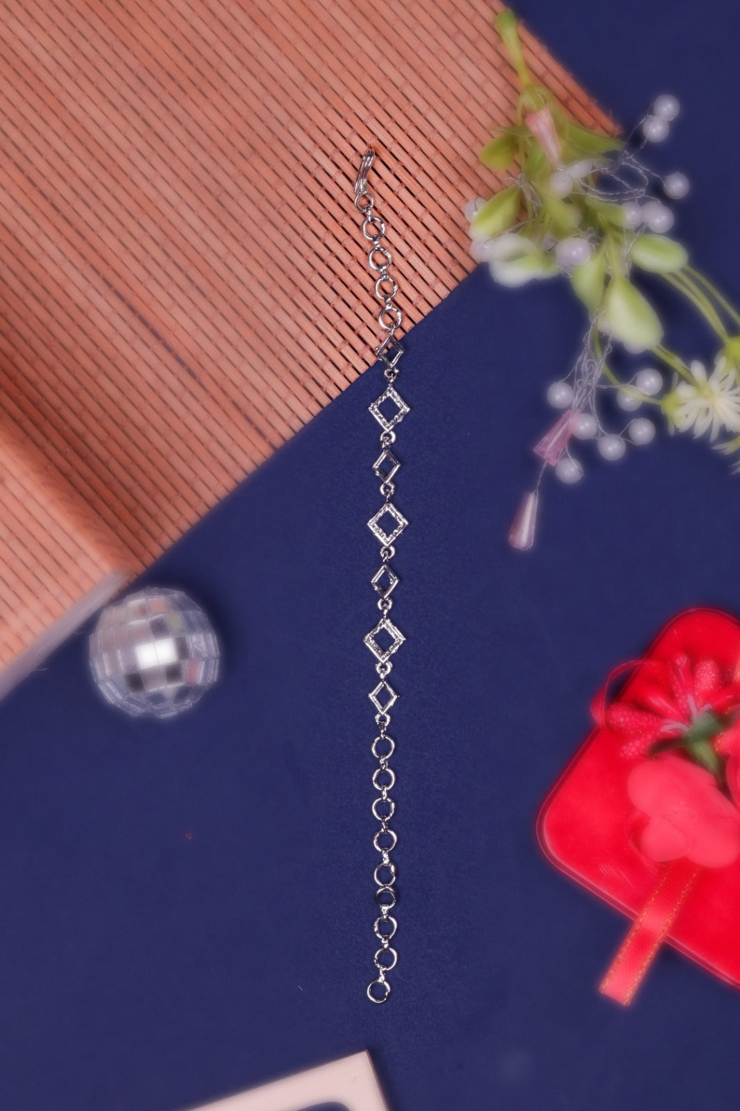 Open Square Shine Bracelet For Women